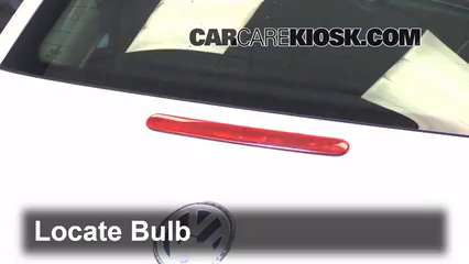 2005 Volkswagen Beetle GLS 1.8L 4 Cyl. Turbo Hatchback Luces Luz de freno central (reemplazar foco)